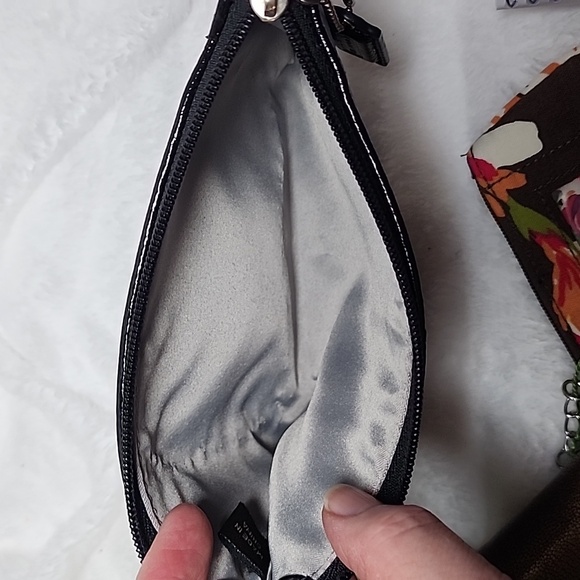 Vintage Coach Poppy Satin Fabric Wristlet - Picture 5 of 8